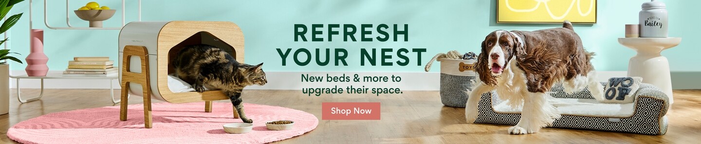 刷新你的巢穴。新床和更多要升级他们的空间。现在去购物