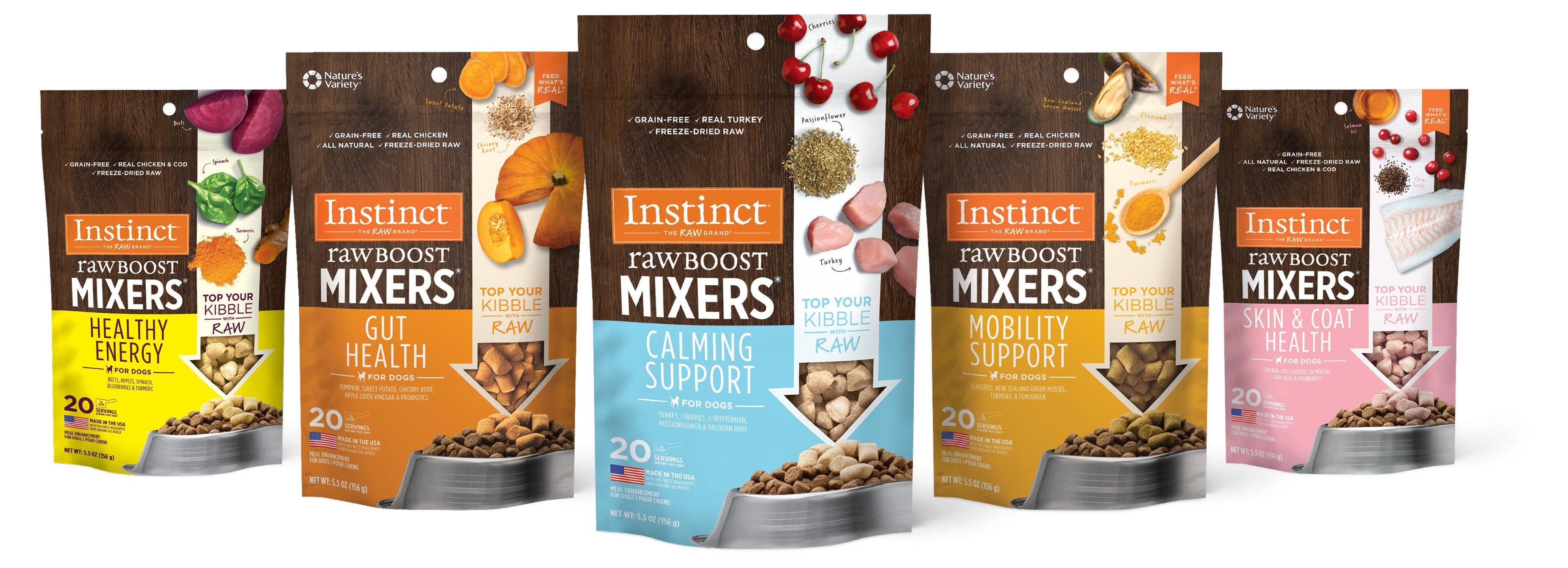INSTINCT Freeze-Dried Raw Boost Mixers Grain-Free Mobility Support ...