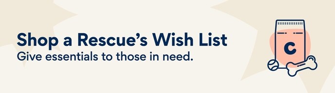 Shop a rescues wish list. give essentials to those in need