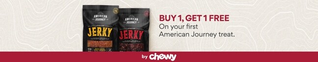 Buy 1 Get 1 Free on your first American Journey Treat