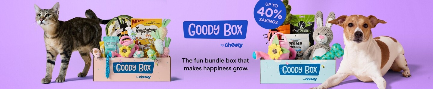 Goody box by chewy. Can't miss holiday gift boxes. Up to 35% savings.