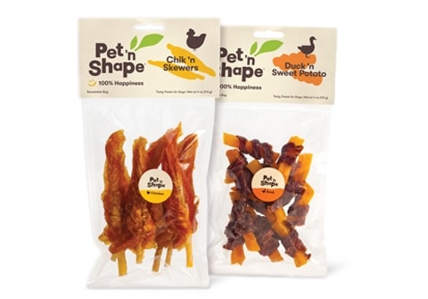 Made & Sourced in the USA Chik n Sweet Potato Stix  Pet n Shape Natural  Treats and Chews – Pet 'n Shape