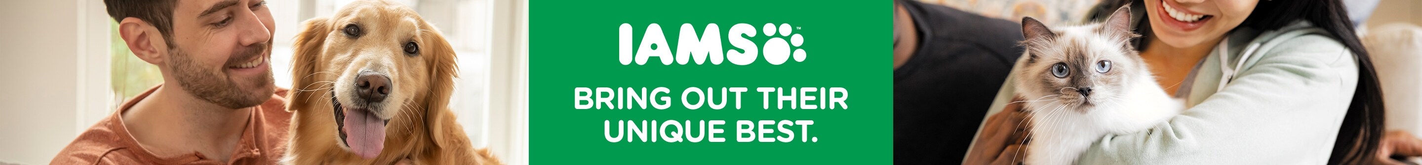 IAMS. Bring out their unique best