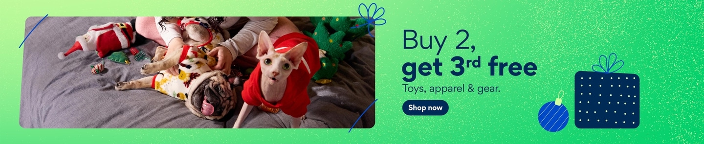Buy 2, get third free on toys, apparel and gear. Shop now.