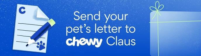 Send your pet's letter to Chewy Claus