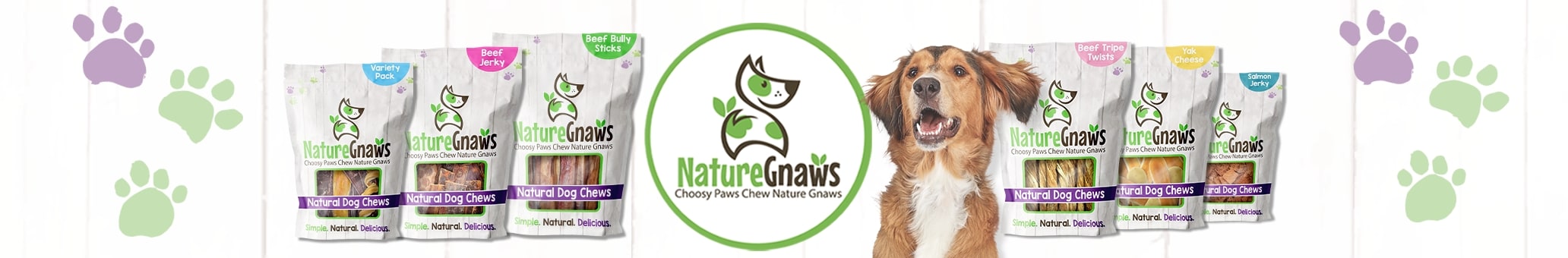 Nature Gnaws. Choosy Paws Choose Nature Gnaws.