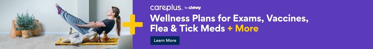 Careplus by Chewy. Wellness Plans for Exams, Vaccines, Flea & Tick Meds plus More. Learn More.