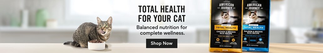Total Health for your cat balanced nutrition for complete wellness. Shop now