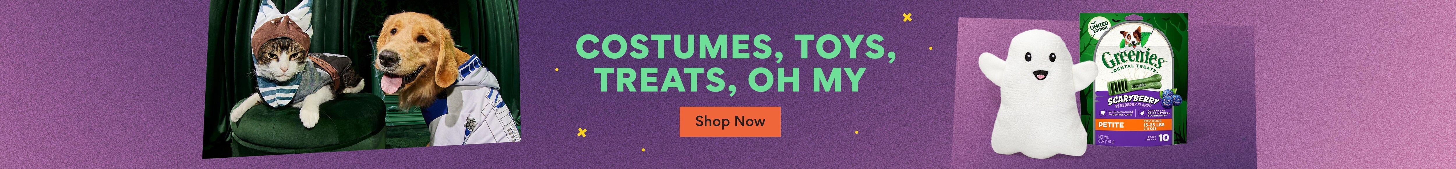 Costumes, toys, treats, oh my. Shop Now.