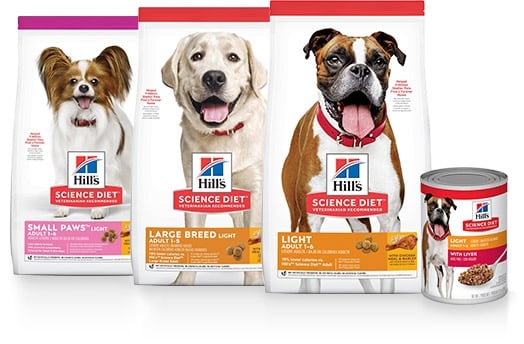 HILL'S SCIENCE DIET Adult Breed Light with Chicken Meal & Barley Dry Dog Food, 30-lb bag - Chewy.com