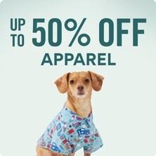 up to 50% off Apparel