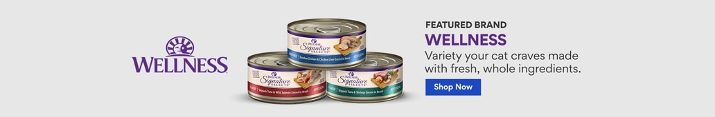 Featured Brand Wellness Variety your cat craves made with fresh, whole ingredients