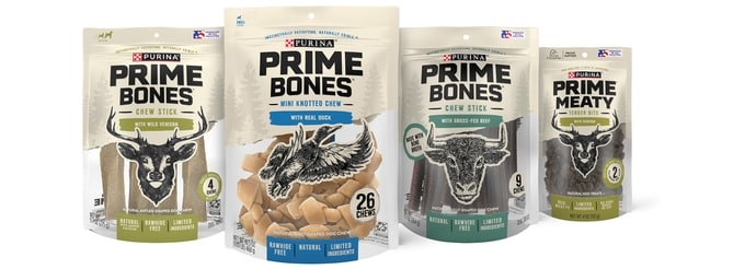 Prime Bones Chew Stick, with Wild Venison, Small (5-25 lbs), 6 Pack - 6 pack, 9.7 oz