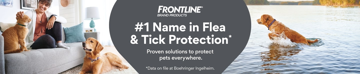 Frontline Brand Products. Number one name in flea and tick protection.* Proven solutions to protect pets everywhere. *Data on file at Boehringer Ingelheim.