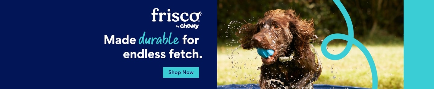 Frisco by Chewy. Made durable for endless fetch. Shop Now.