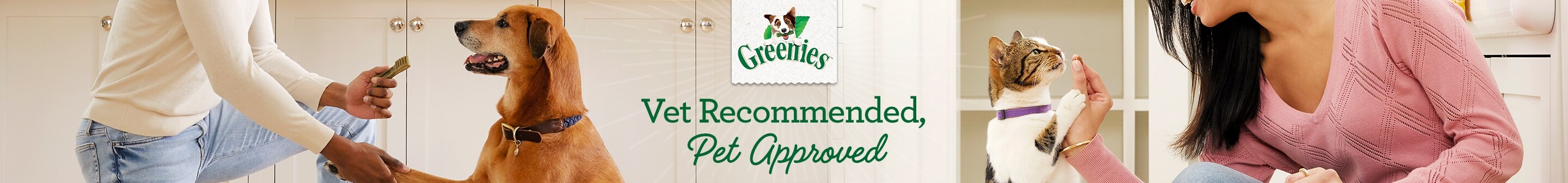 Greenies Vet Recommended Pet Approved
