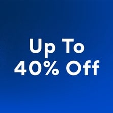 up to 40% off