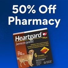 50 percent off pharmacy with first Autoship order