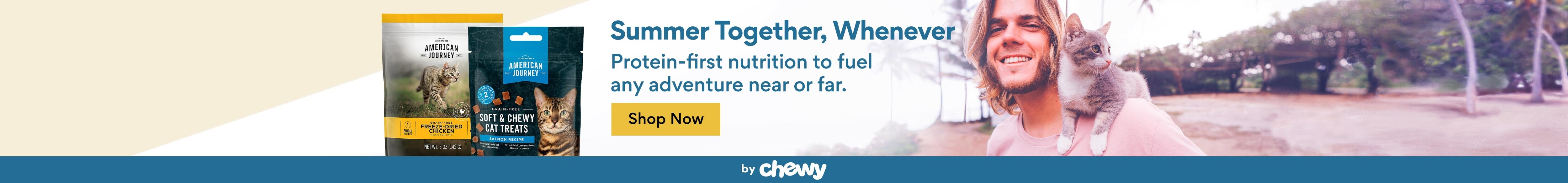 American Journey Summer Together, Wherever. Protein-first nutrition to fuel any adventure near or far.