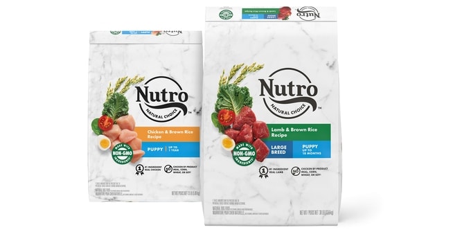 NUTRO Natural Choice Large Breed Puppy Chicken & Brown Rice Recipe Dry ...