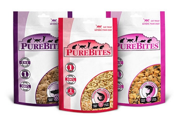 PureBites Salmon Cat Treat Freeze Dried Natural Healthy Food Entry Size .49 oz 