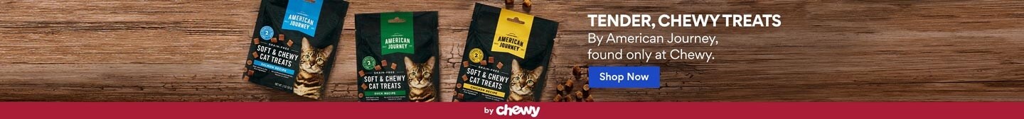 tender, chewy treats by American Journey, found only at Chewy.