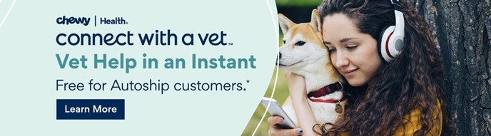 Connect with a Vet by Chewy Health. Vet Help In An Instant. Free for Autoship customers. Learn More.