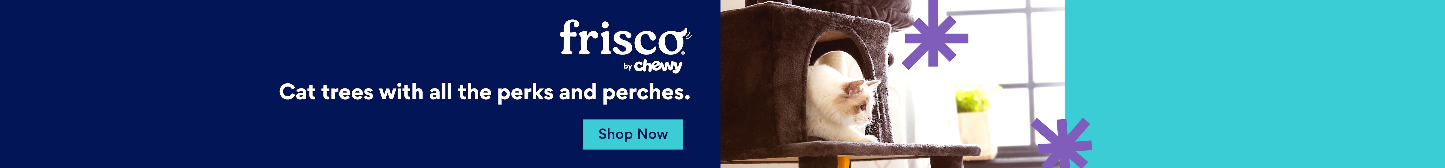 Frisco by Chewy. Cat trees with all the perks and perches. Shop Now.