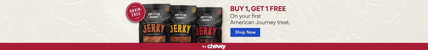 Buy 1 Get 1 Free on your first American Journey Treat