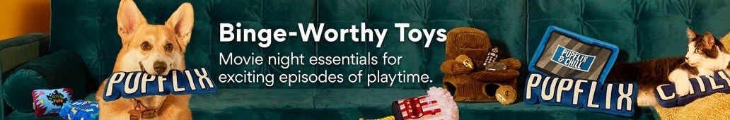 Binge-worthy toys. Movie night essentials for exciting episodes of playtime.
