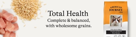 Total Health Complete & balanced, with wholesome grains.