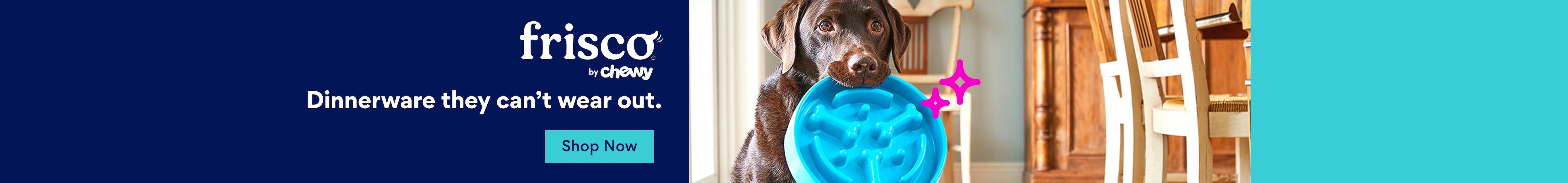 Frisco by Chewy. Dinnerware they can't wear out. Shop Now.