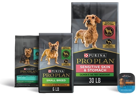 Purina Pro Plan Toy Breed Dry Dog Food With Probiotics for Dogs, Chicken  and Rice Formula - 5 lb. Bag