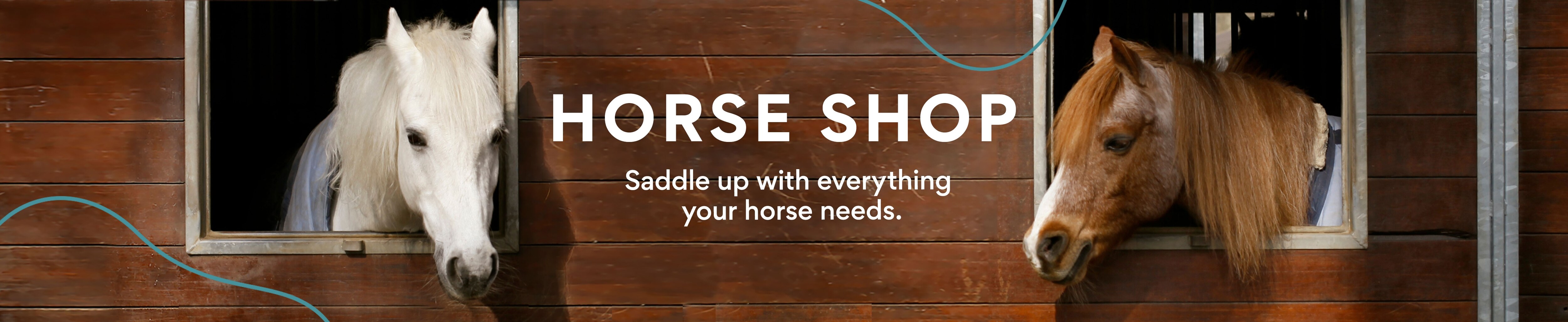 Horse Shop. Saddle up with everything your horse needs