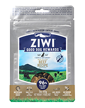 Ziwi Good Dog Rewards Air-Dried Beef Dog Treats, 3-oz bag