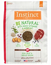 Instinct by Nature's Variety Be Natural Real Beef & Barley Recipe Dry Food