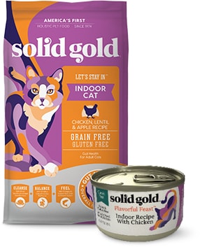 solid gold triple layer cat food