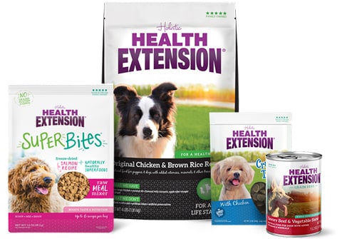 Health Extension Little Bites Lite Chicken Brown Rice Recipe Dry Dog Food 15-lb Bag - Chewycom