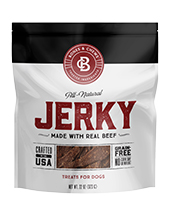 Bones & Chews All Natural Grain-Free Jerky Made with Real Beef Dog Treats