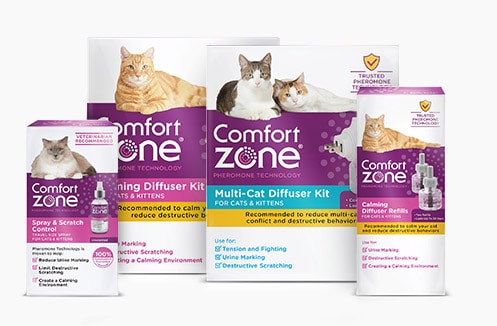 Comfort Zone 2x Pheromone Formula Calming Diffuser Kit For Cat