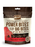 MERRICK Power Bites Real Texas Beef Recipe Grain-Free Soft & Chewy Dog ...
